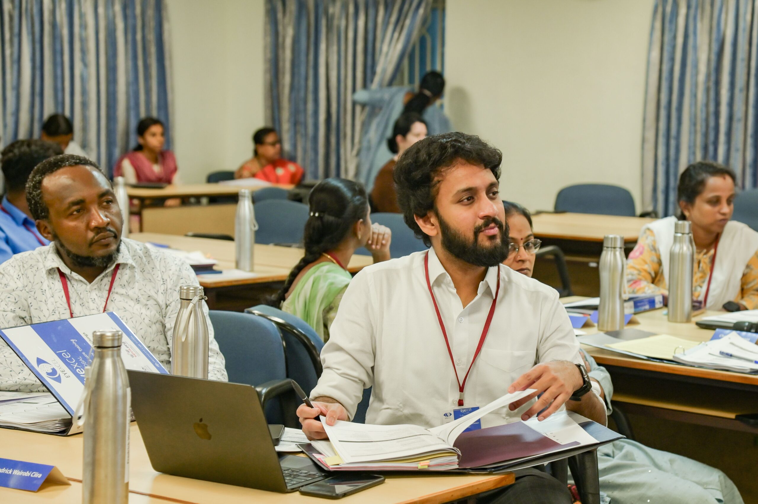 participants at Eyexcel India at desks