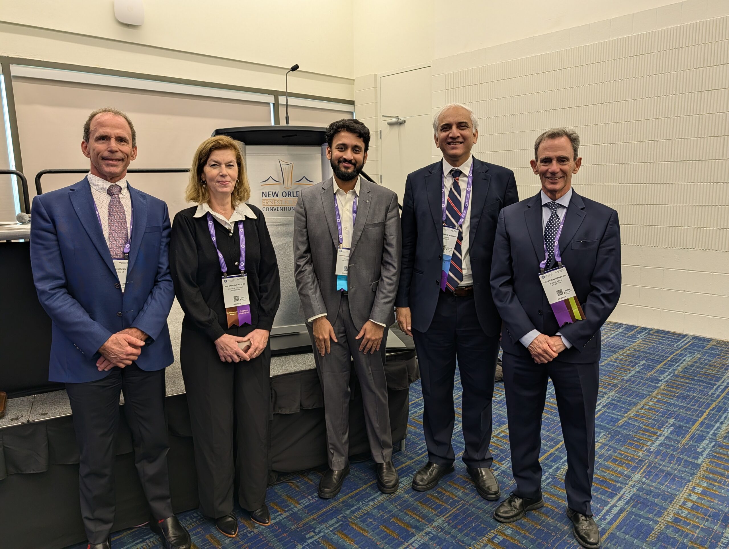 Group of speakers at the AAO 2026 symposium